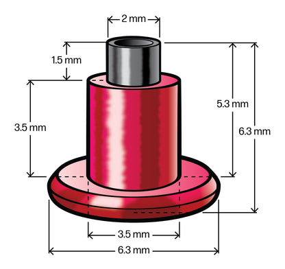 Stud Nuggets – Anodized Aluminum Studs: Pack of 301